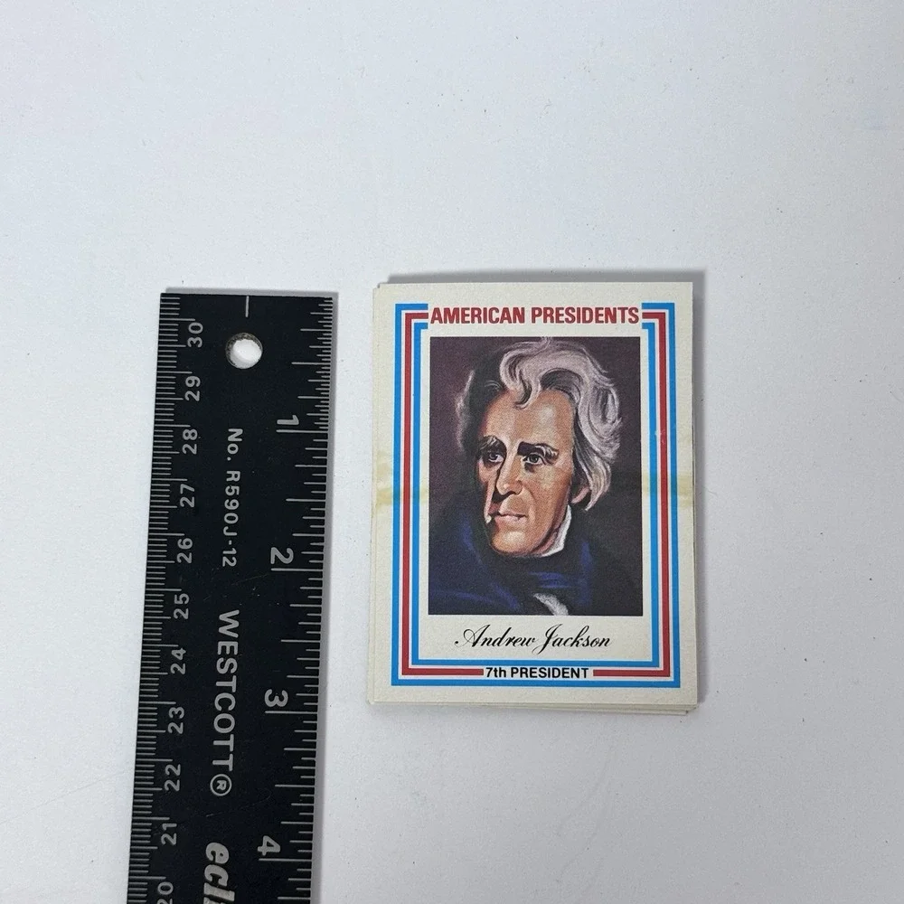 Lot Of 6 Vintage American President Collector‎ Cards Visual Panographic Inc